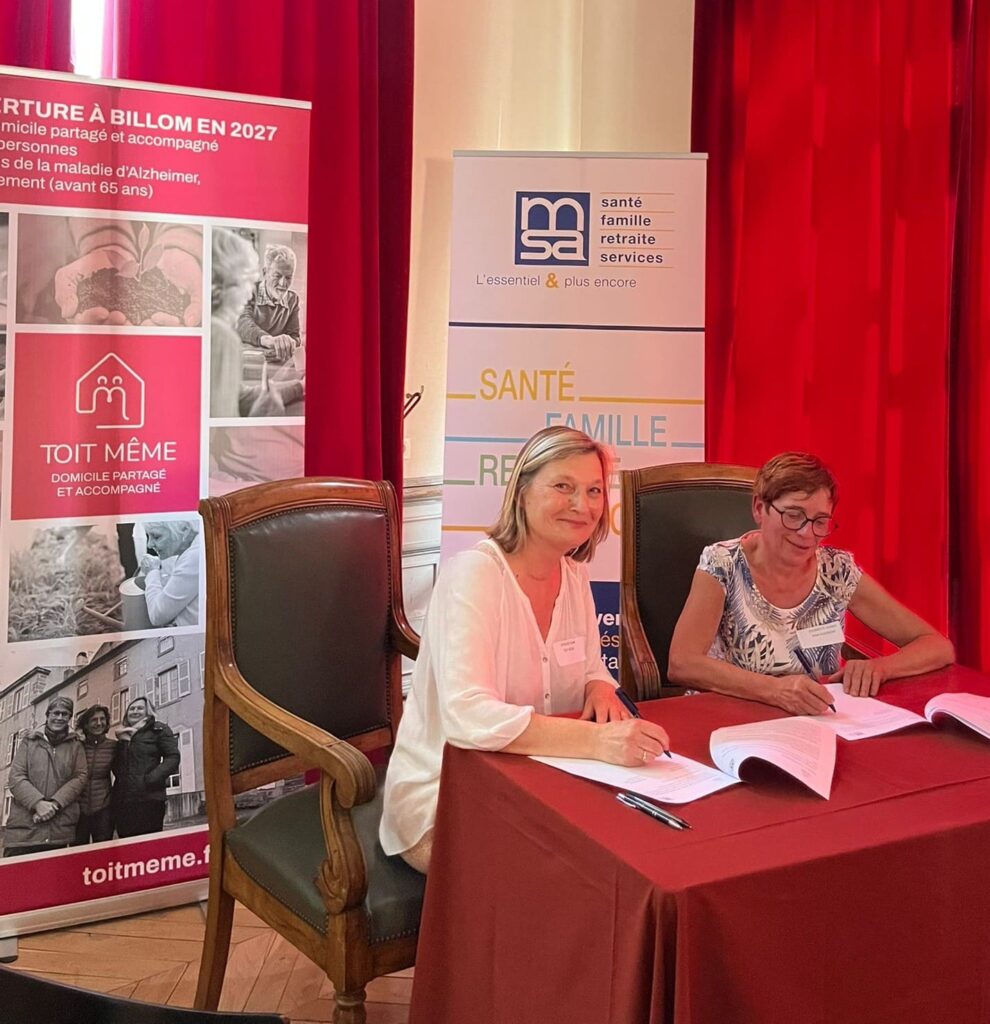 Signature de la convention avec la MSA Auvergne
